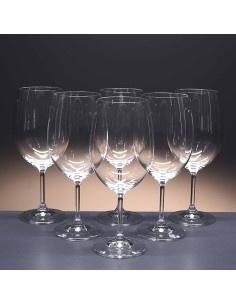 Set de 6 copas de cristal para vino o agua - Colección CRISTALLIN. 2