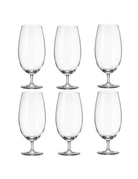 Set de 6 copas de cristal para cerveza - Colección BEERCRAFT.