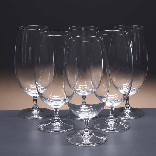 Set de 6 copas de cristal para cerveza - Colección BEERCRAFT.