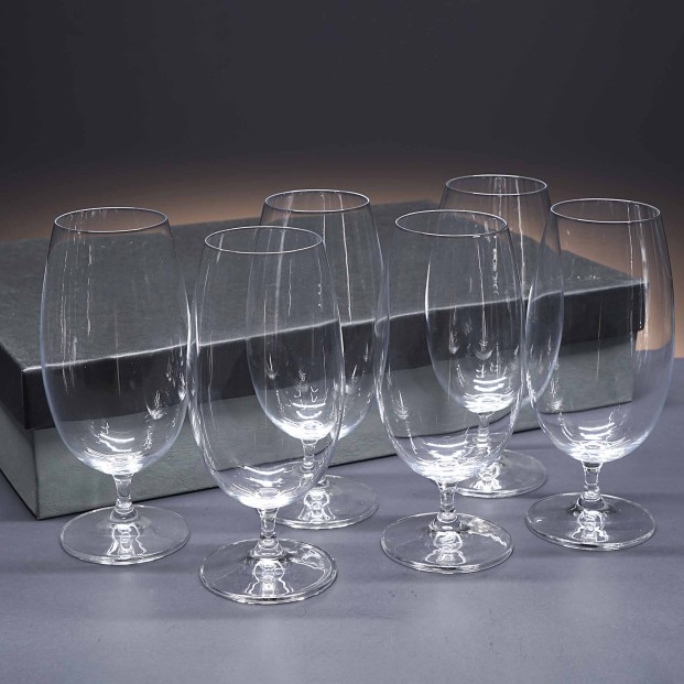 Set de 6 copas de cristal para cerveza - Colección BEERCRAFT.