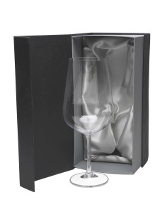 Set de 1 copa de cristal para vino o agua - Colección TORI TITANIUM.
