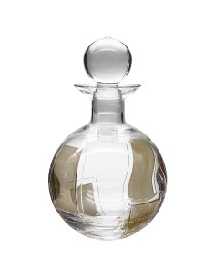 Botella de cristal - Para whisky o licor - Colección 90143.