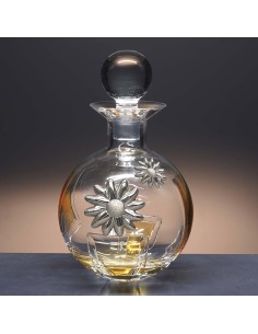 Botella de cristal - Para whisky o licor - Colección 90143 - Talla 041.