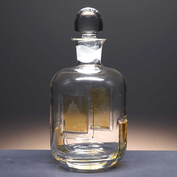 Botella de cristal - Para whisky o licor - Colección 90115.