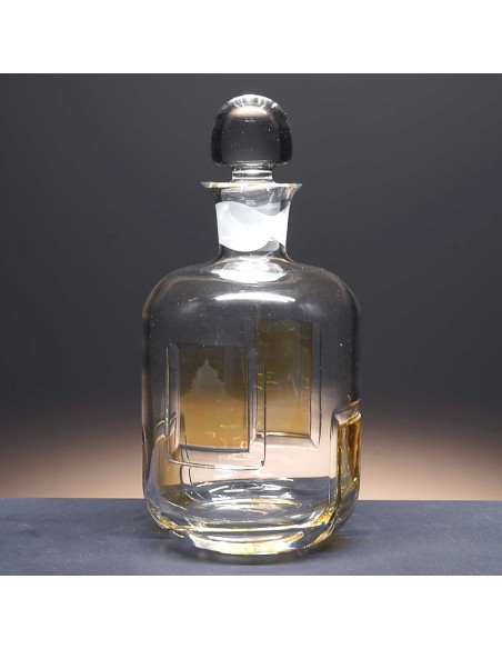 Botella de cristal - Para whisky o licor - Colección 90115.