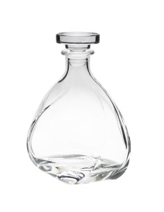 Botella de cristal - Para whisky o licor - Colección LISZT.