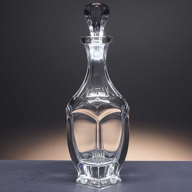 Botella de cristal - Para whisky o licor - Colección SAFARI.