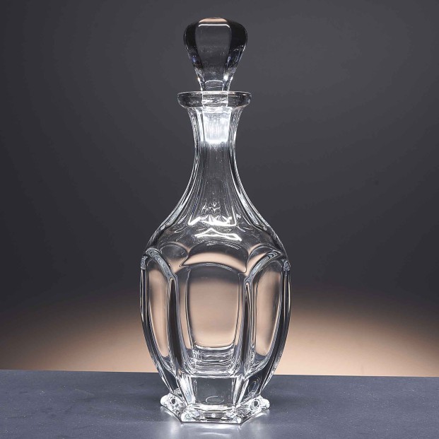 Botella de cristal - Para whisky o licor - Colección SAFARI.