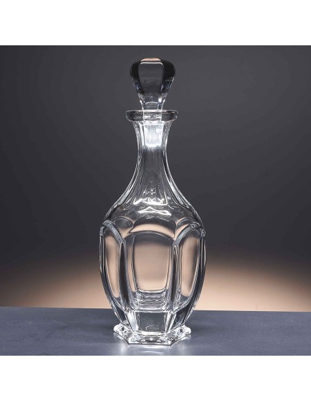Botella de cristal - Para whisky o licor - Colección SAFARI.