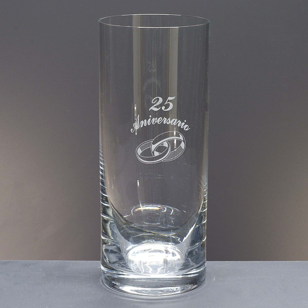 Florero de cristal - Jarrón - Colección 82502-ANIVERSARIO.