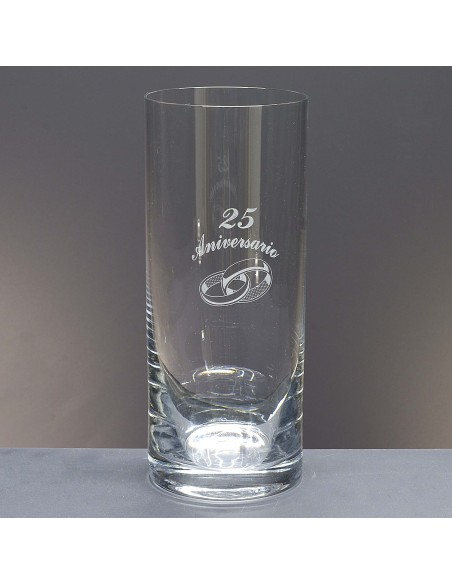 Florero de cristal - Jarrón - Colección 82502-ANIVERSARIO.