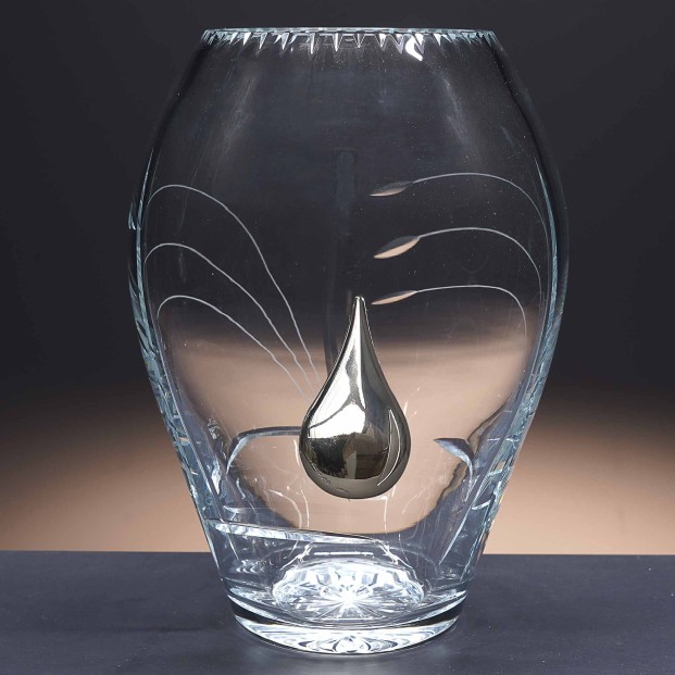 Florero de cristal - Jarrón - Colección 3239 - Talla 410 - Bilaminado.