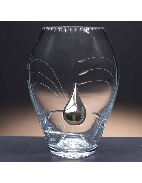 Florero de cristal - Jarrón - Colección 3239 - Talla 410 - Bilaminado.