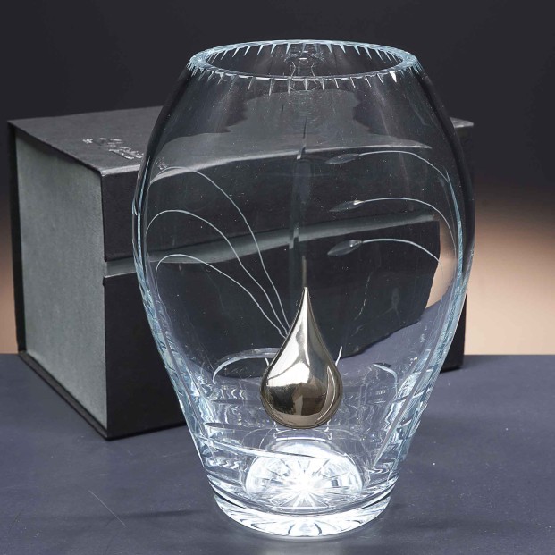 Florero de cristal - Jarrón - Colección 3239 - Talla 410 - Bilaminado.