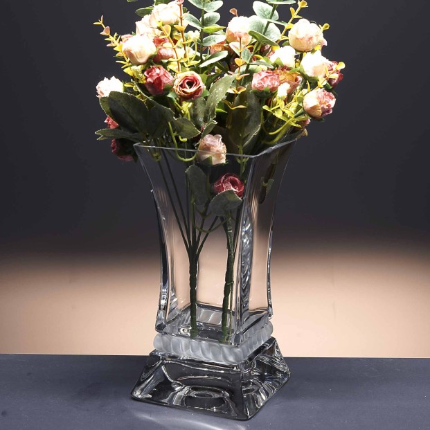 Florero de cristal - Jarrón - Colección ALTHEA.
