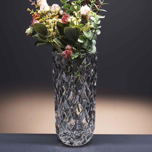 Florero de cristal - Jarrón - Colección MILONE.