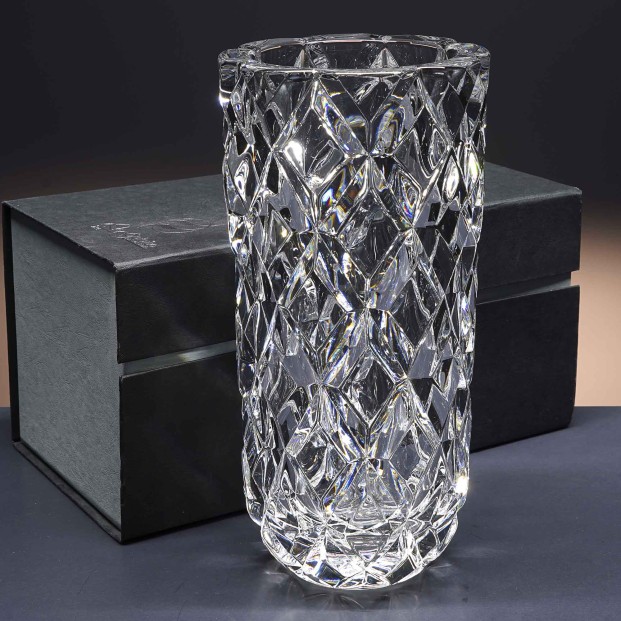 Florero de cristal - Jarrón - Colección MILONE.