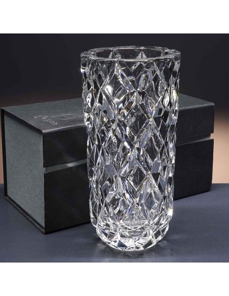 Florero de cristal - Jarrón - Colección MILONE.