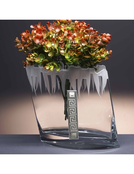 Florero de cristal - Jarrón - Colección 04873 - Talla 515 - Bilaminado Athenea.