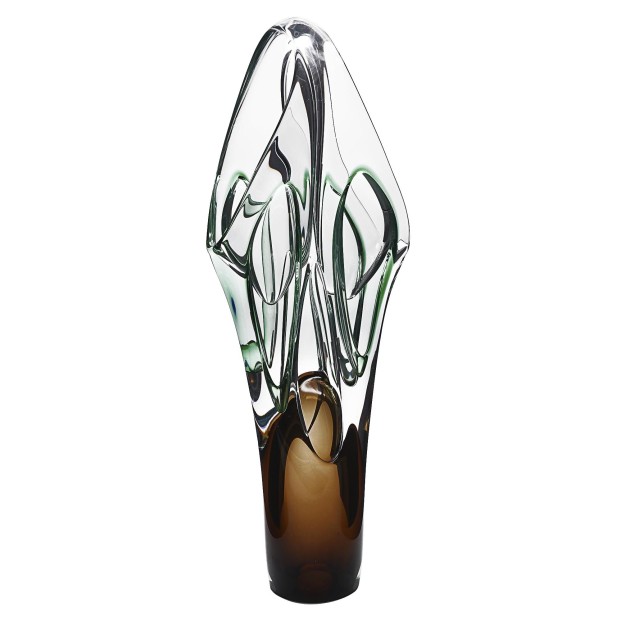 Florero de cristal - Jarrón - Colección JDA 330-ART DECO.