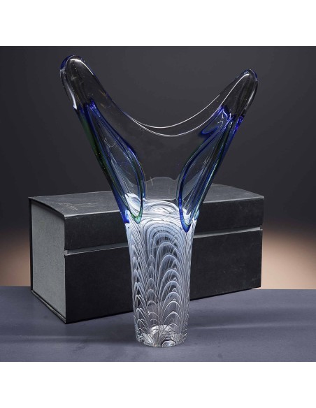 Florero de cristal - Jarrón - Colección JP 224-ART DECO.