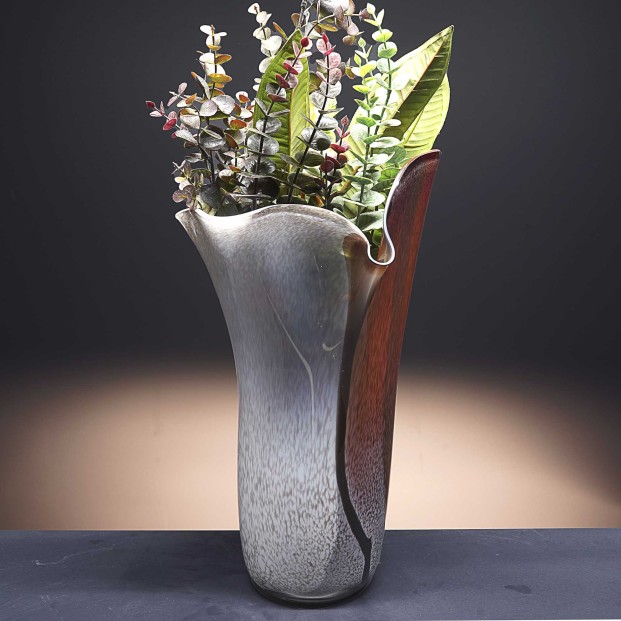 Florero de cristal - Jarrón - Colección 7129-VAKARA.