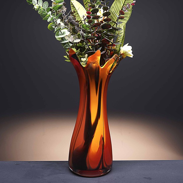 Florero de cristal - Jarrón - Colección 3.