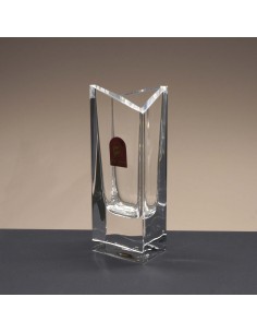 Violetero de cristal - Florero - Jarrón - Colección RETTANGOLO.