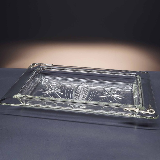 Bandeja de cristal - Colección SAN MARCO - Talla 111.