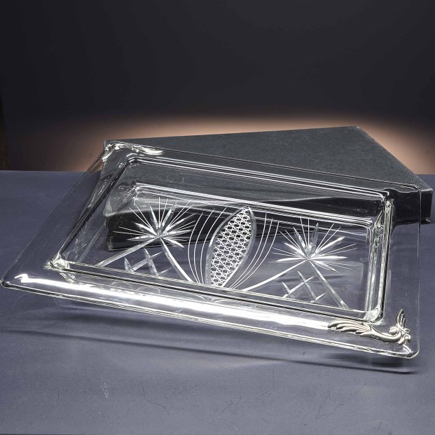 Bandeja de cristal - Colección SAN MARCO - Talla 111.