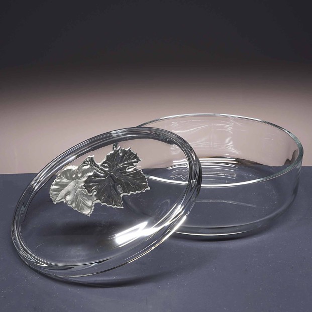 Bombonera de cristal - Colección RIALTO - Talla Liso.