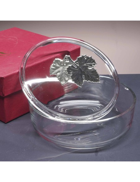 Bombonera de cristal - Colección RIALTO - Talla Liso.
