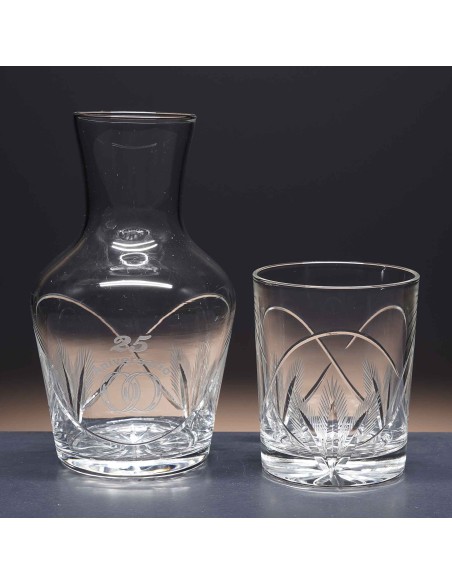 Juego de noche de cristal - Colección ANTOÑIET-ANIVERSARIO.