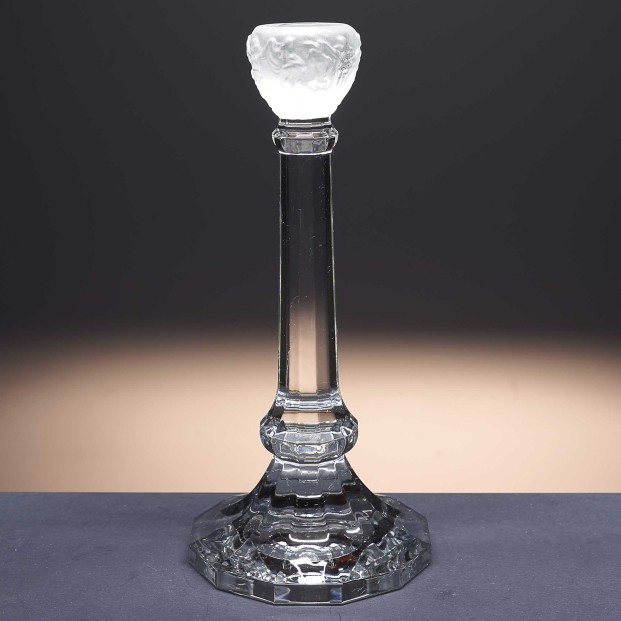 Candelabro de cristal - Portavela - Colección DRIADE.