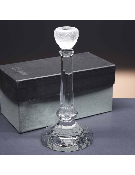 Candelabro de cristal - Portavela - Colección DRIADE.