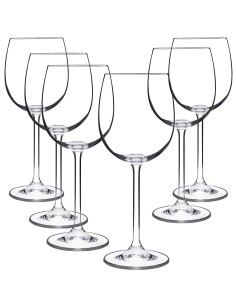 Juego 12 copas de cristal para vino blanco - Colección NATALIE.