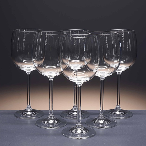 Juego 12 copas de cristal para agua - Colección NATALIE.