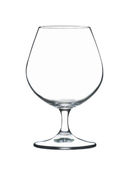 Juego 6 copas de cristal para coñac - Colección NATALIE.