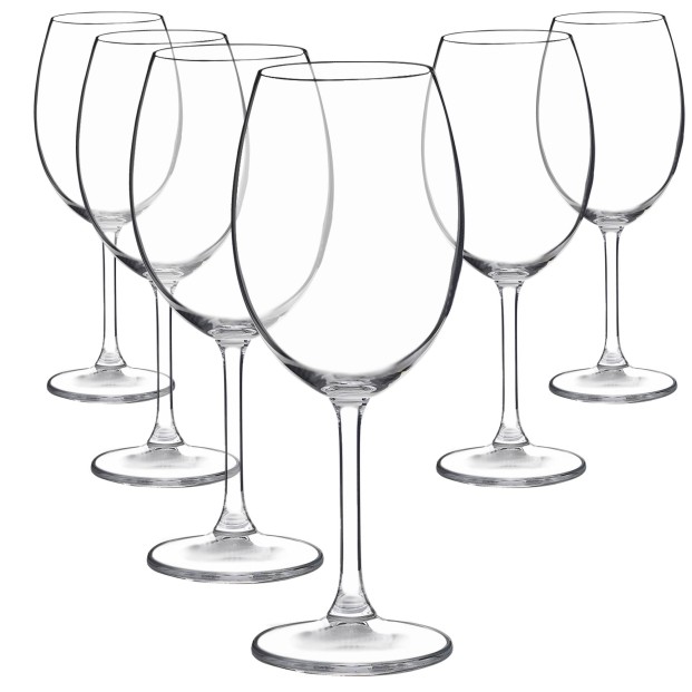 Juego 12 copas de cristal para agua - Colección GASTRO.