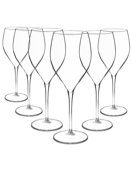 Juego 12 copas de cristal para agua - Colección MAGNIFICO.