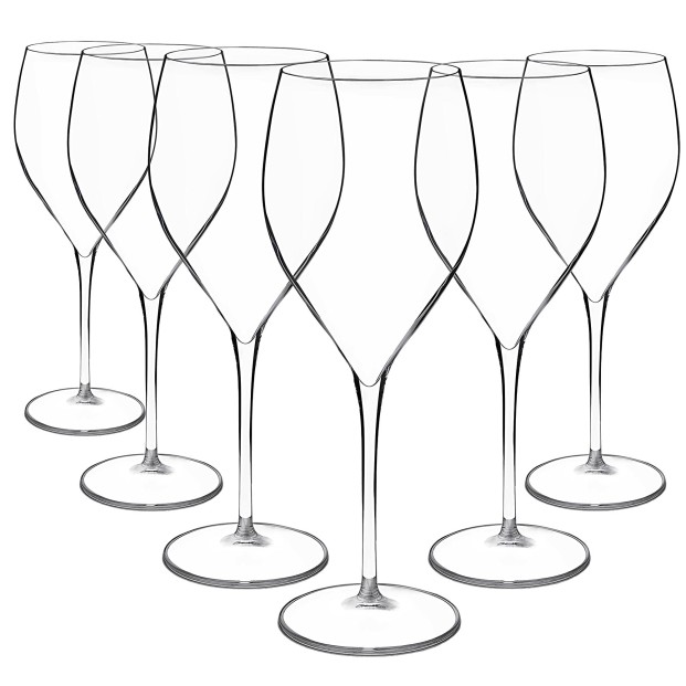 Juego 18 copas de cristal para agua - Colección MAGNIFICO.