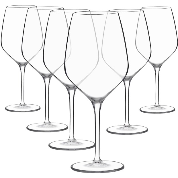 Juego 6 copas de cristal para agua - Colección ATELIER.