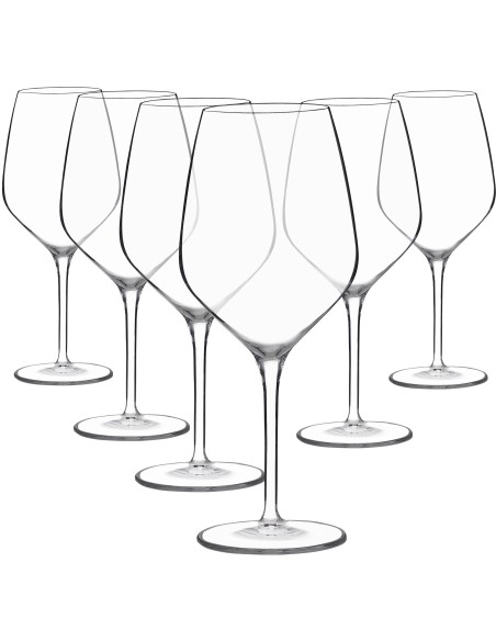 Juego 6 copas de cristal para agua - Colección ATELIER.