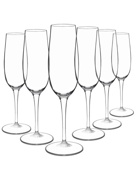 Juego 18 copas de cristal para champán - Colección PALACE.