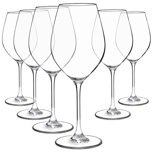 Juego 6 copas de cristal para agua - Colección CELEBRATION.