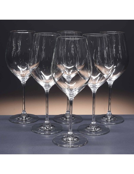 Juego 6 copas de cristal para agua - Colección CELEBRATION.