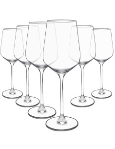 Juego 18 copas de cristal para vino blanco - Colección CHARISMA.