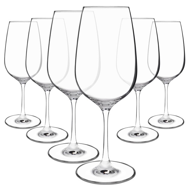 Juego 6 copas de cristal para agua - Colección PRESTIGE.