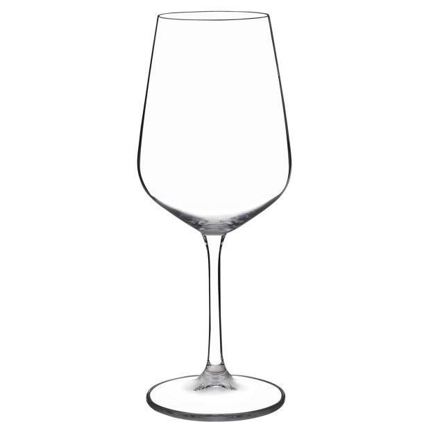 Juego 6 copas de cristal para vino tinto - Colección TORI TITANIUM.