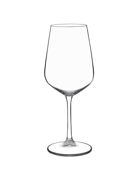 Juego 6 copas de cristal para vino tinto - Colección TORI TITANIUM.